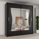 Batumi Black Sliding Wardorbe