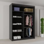 Batumi Black Sliding Wardorbe - Image 4