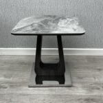 Zermatt Lamp Table (Grey Ceramic)